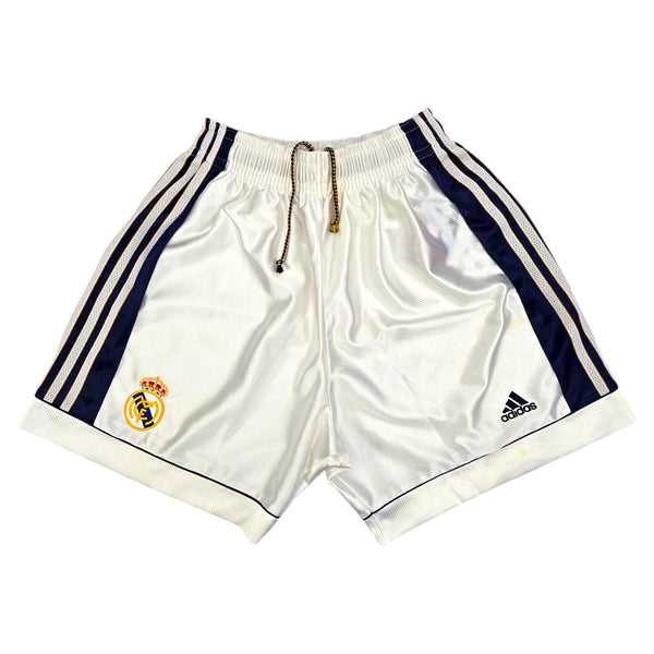 1998/99 Real Madrid Home Football Shorts (M) Adidas