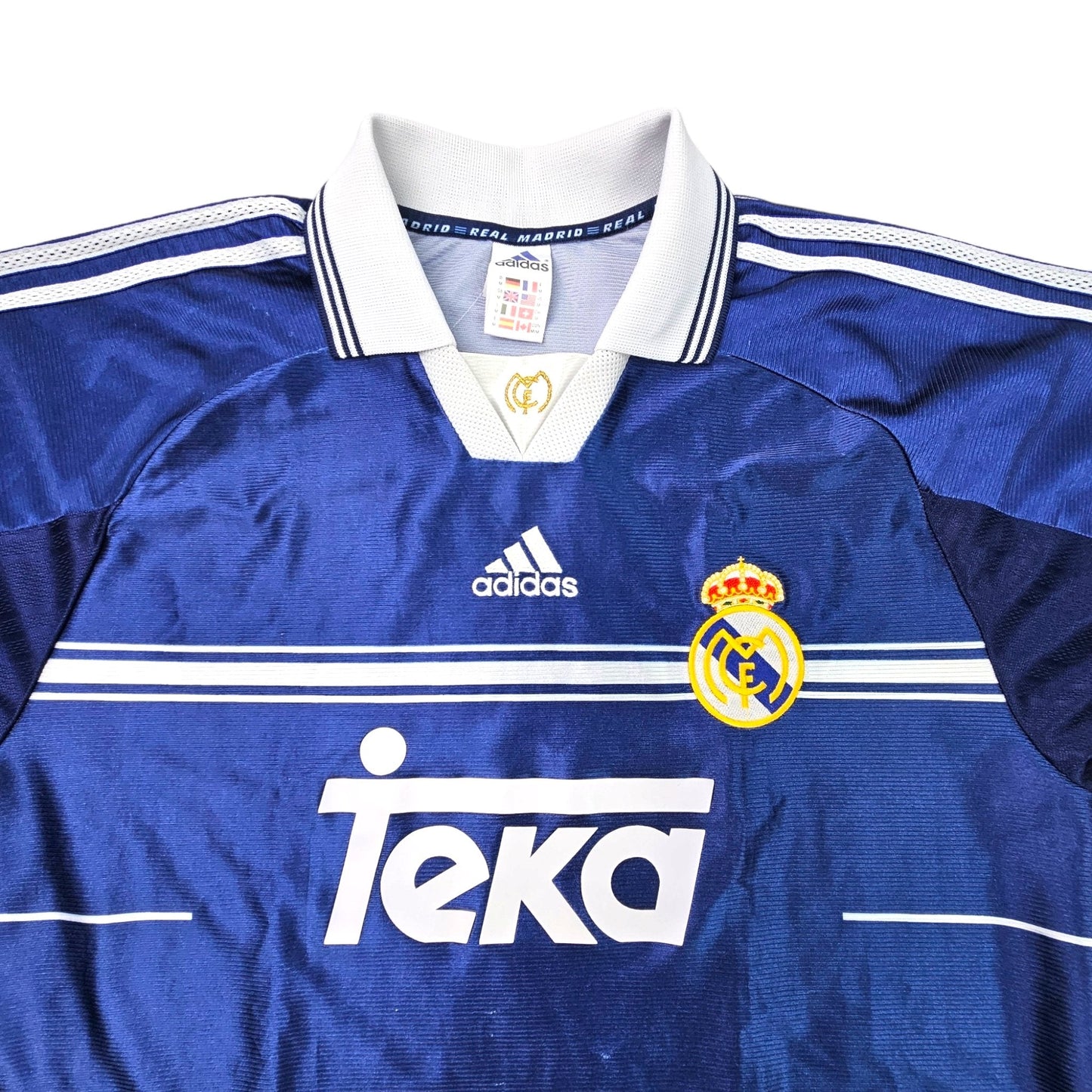 1998/99 Real Madrid Third Football Shirt (M) Adidas