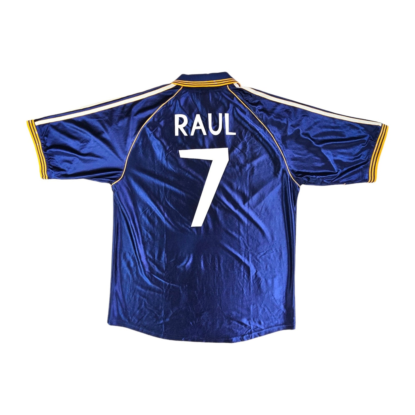1998/99 Real Madrid Third Football Shirt (XL) Adidas #7 Raul
