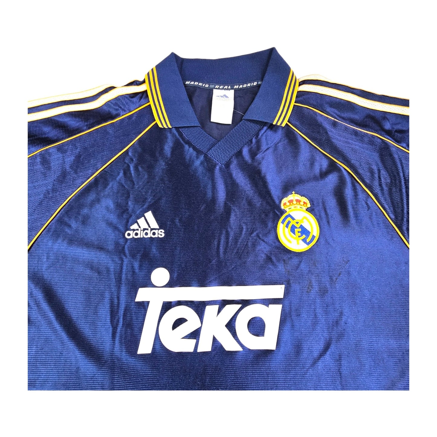 1998/99 Real Madrid Third Football Shirt (XL) Adidas #7 Raul