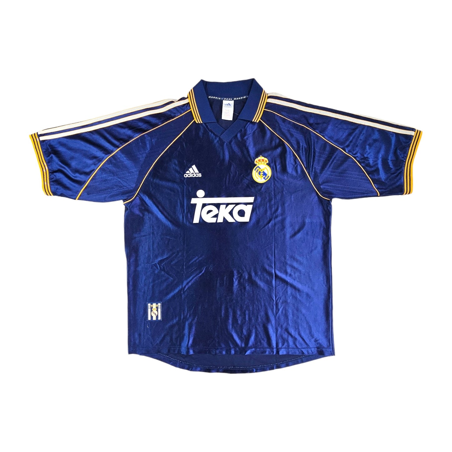 1998/99 Real Madrid Third Football Shirt (XL) Adidas #7 Raul