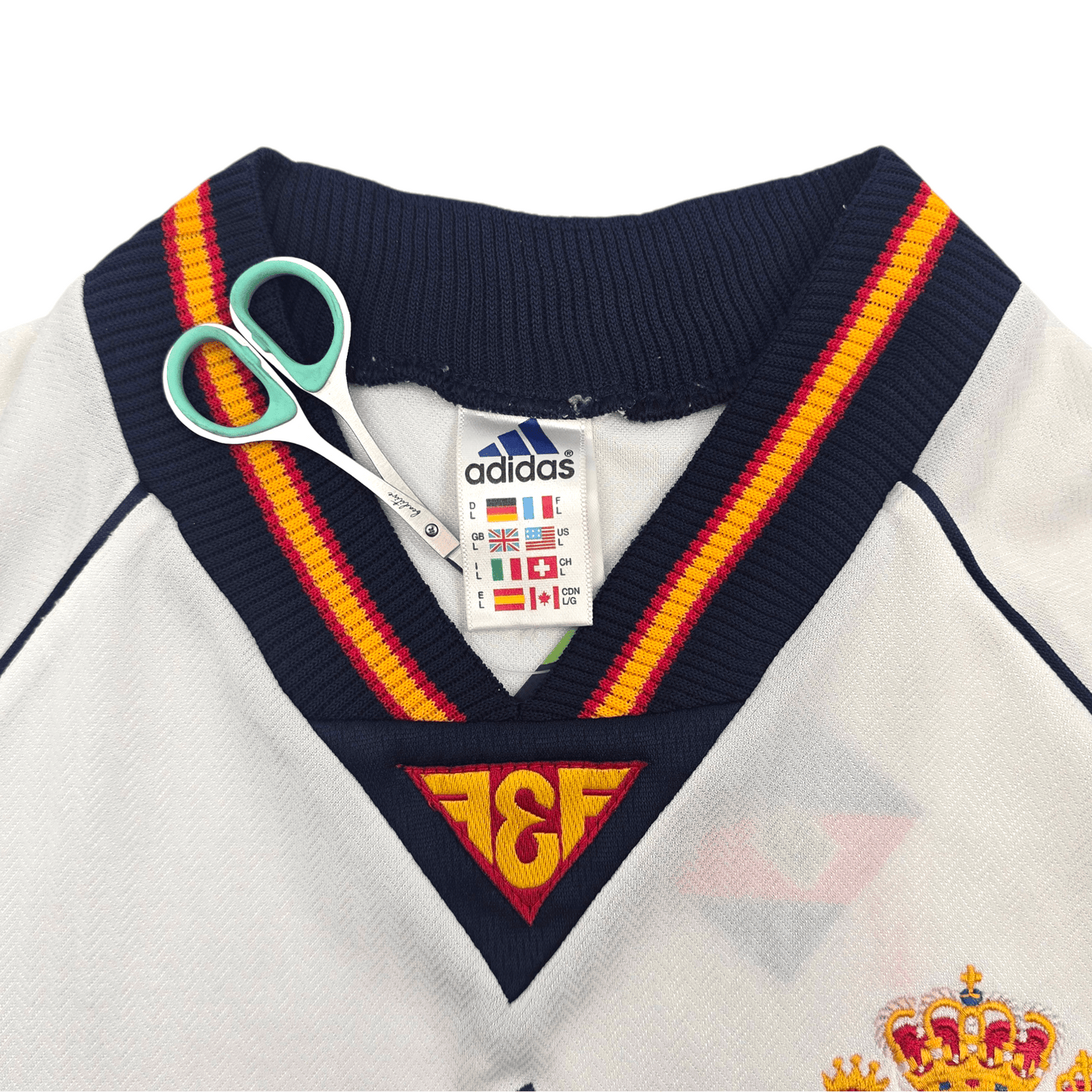 1998/99 Spain Away Football Shirt (L) Adidas