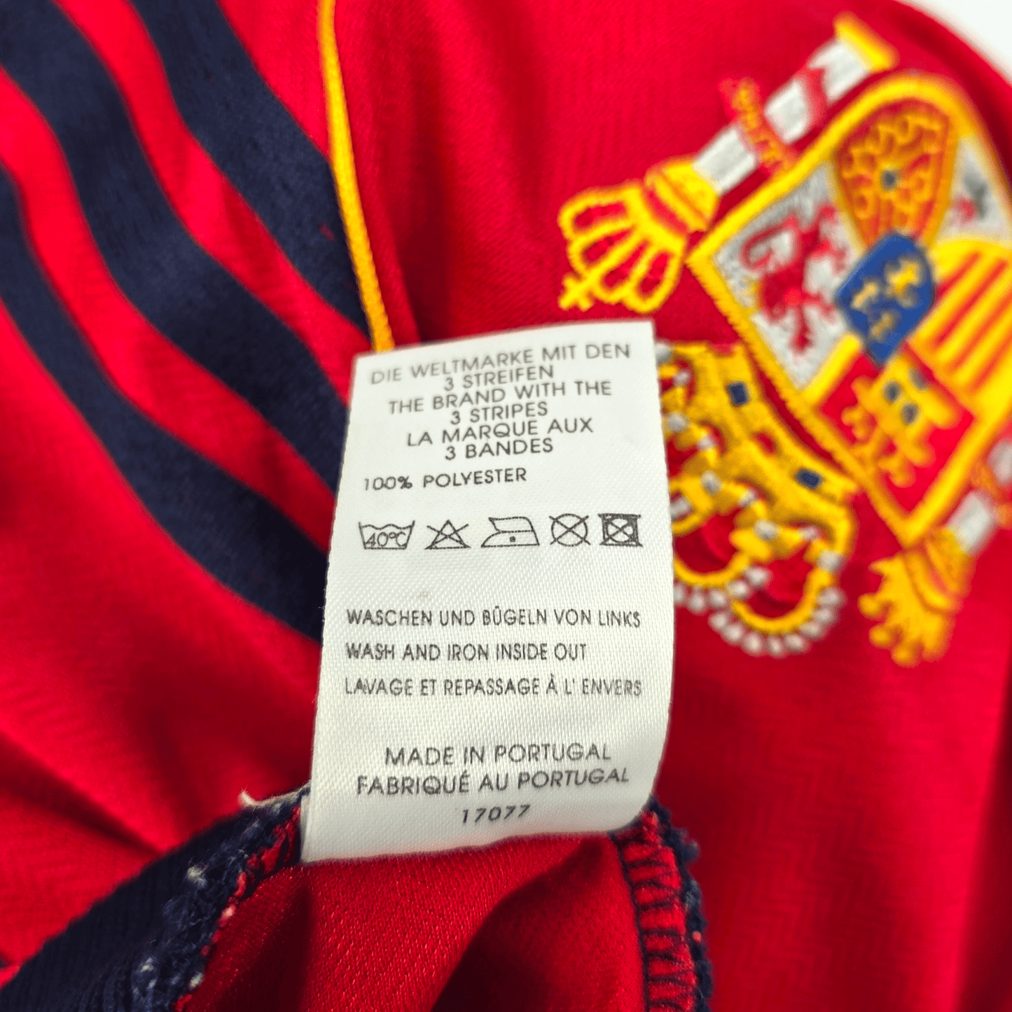 1998/99 Spain Home Football Shirt (M) Adidas #21 Luis Enrique