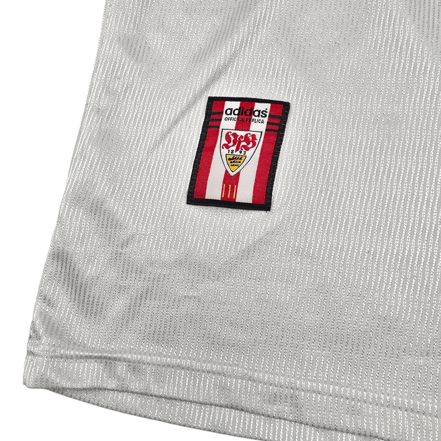 1998/99 Stuttgart Home Football Shirt (L) Adidas #11 Bobic