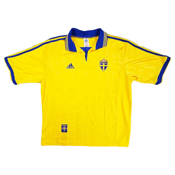 1998/99 Sweden Home Football Shirt (L) Adidas