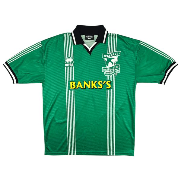 1998/99 Walsall Away Football Shirt (2XL) Errea #6 Matchworn