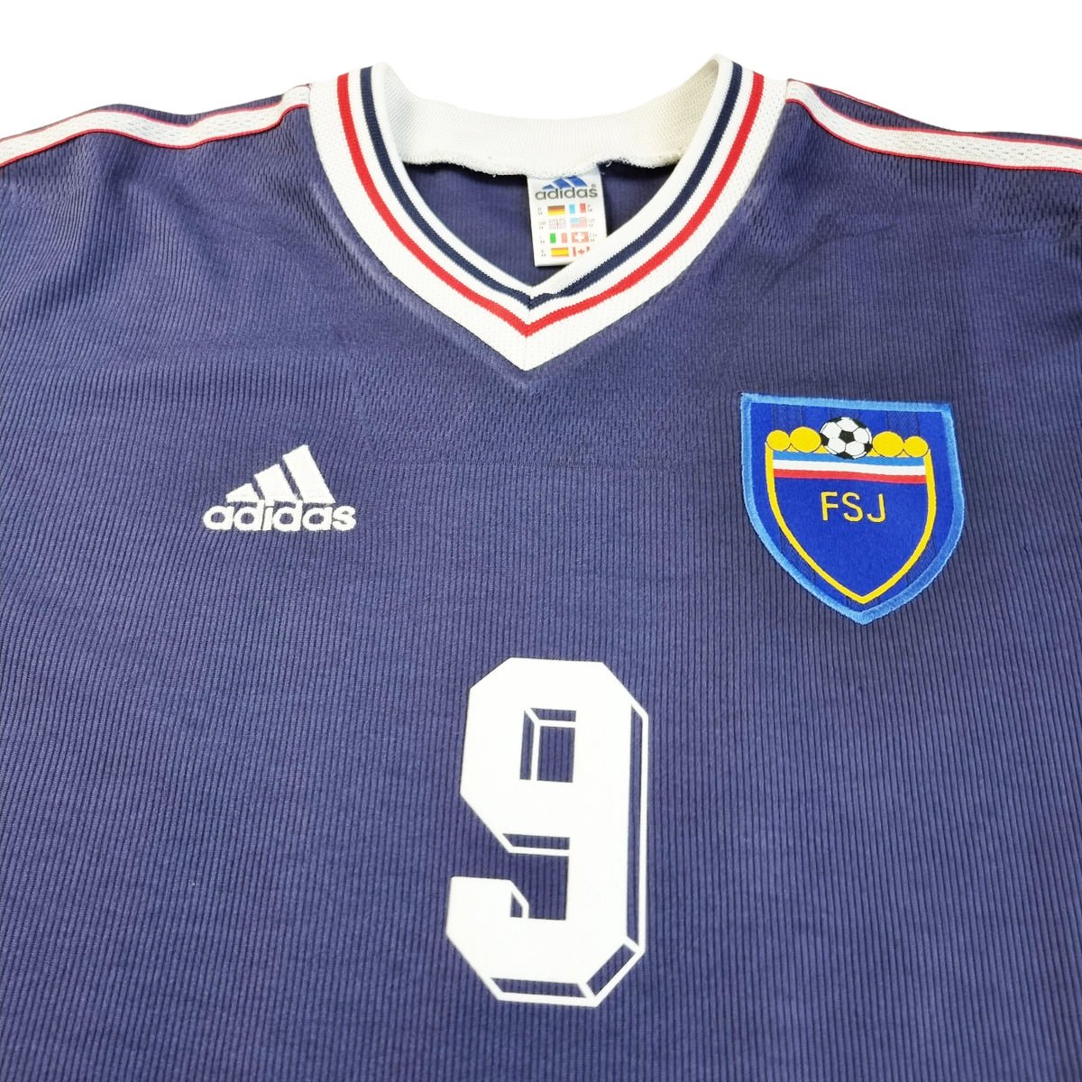1998/99 Yugoslavia Home Football Shirt (M) Adidas #9 Mijatovic