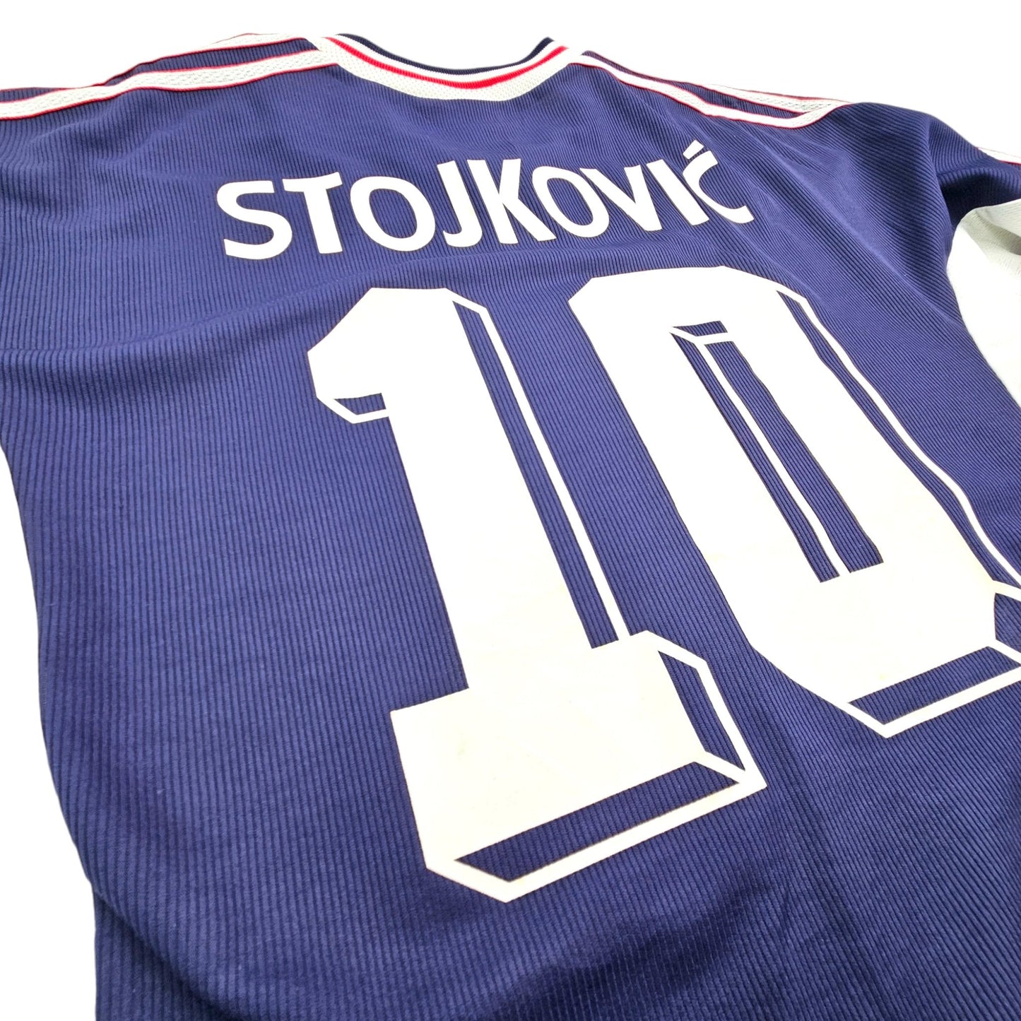 1998/99 Yugoslavia  Home Football Shirt (XL) Adidas # 10 Stojkovic