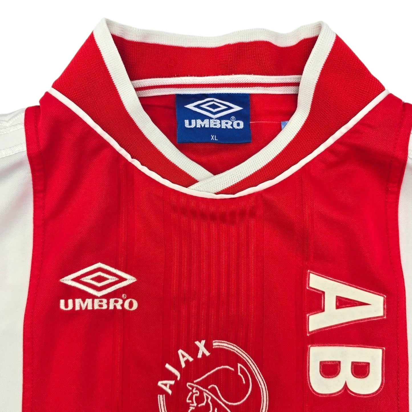 1999/00 Ajax Home Football Shirt (XL) Umbro #43 Van Der Vaart