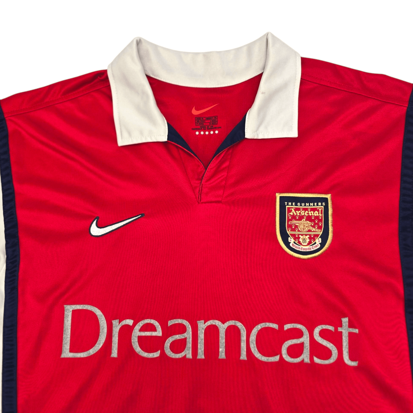 1999/00 Arsenal Home Football Shirt (M) Nike #14 Henry