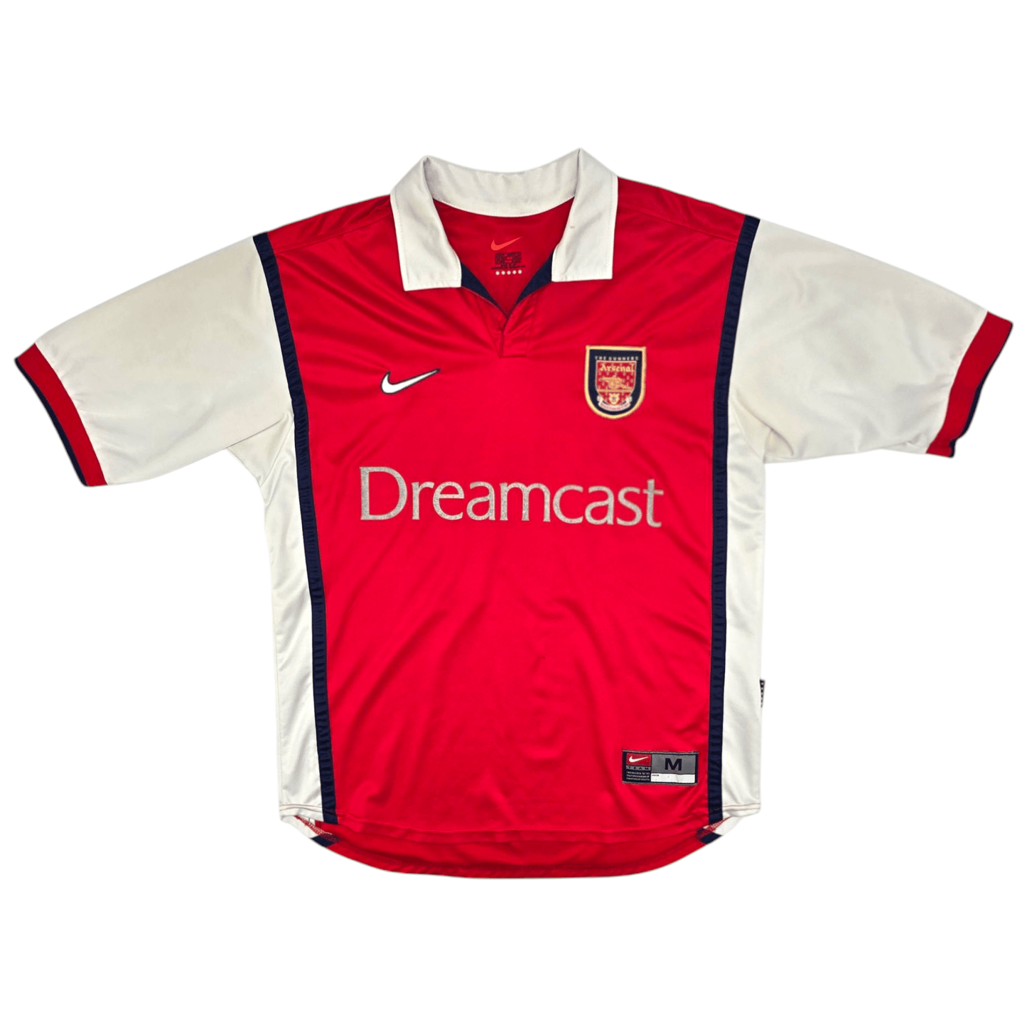 1999/00 Arsenal Home Football Shirt (M) Nike #14 Henry