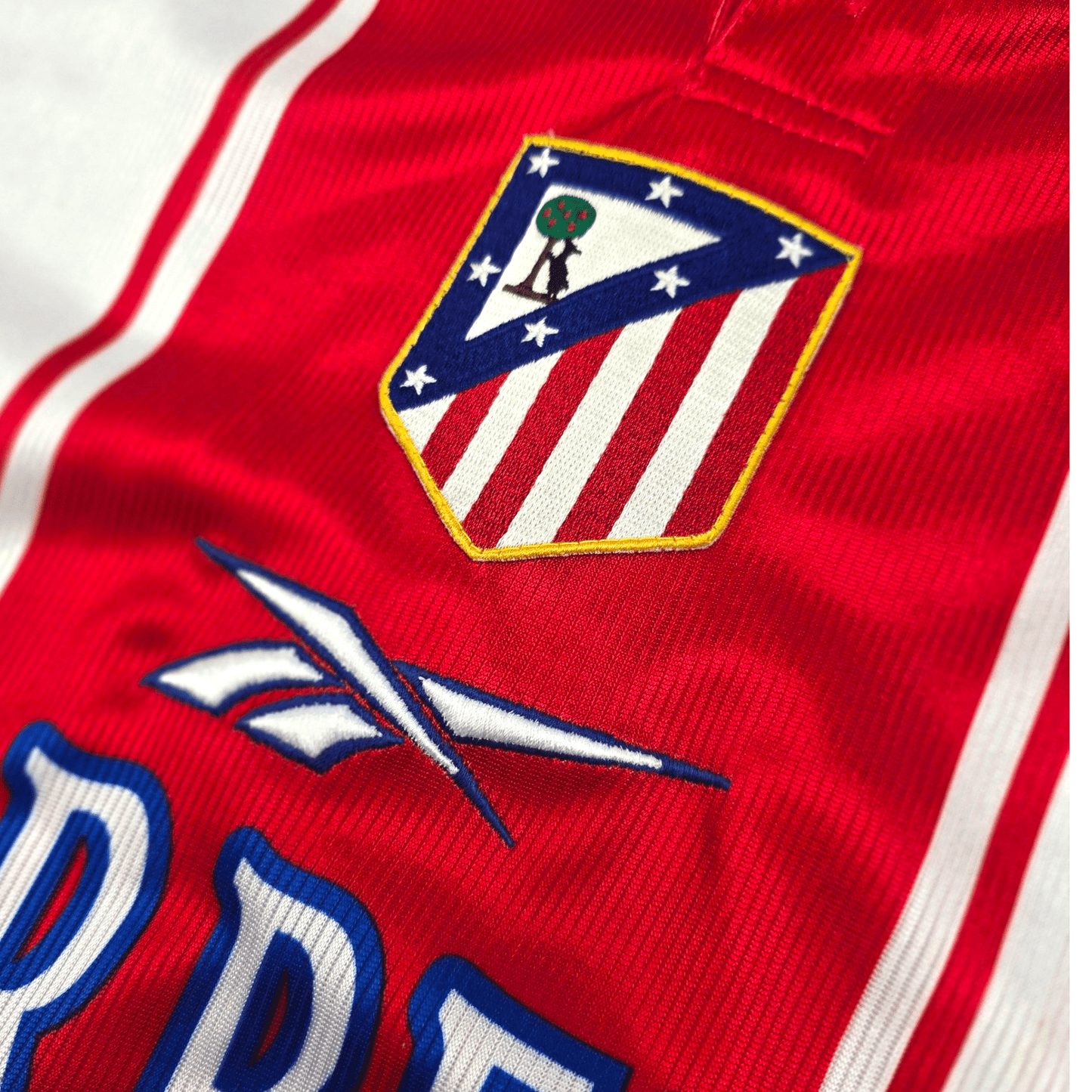 1999/00 Atletico Madrid Home Football Shirt (2XL) Reebok