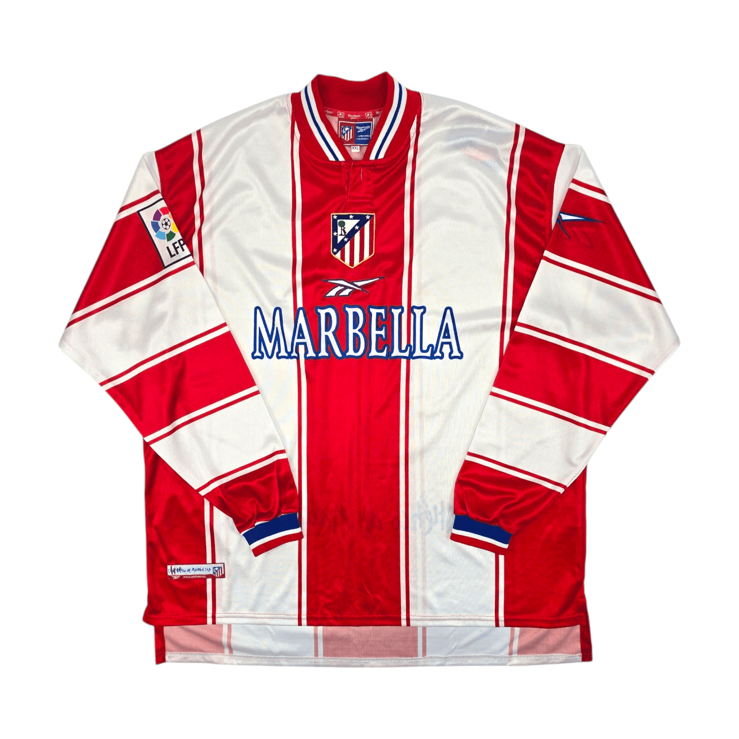 1999/00 Atletico Madrid Home Football Shirt (2XL) Reebok