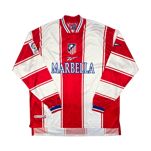 1999/00 Atletico Madrid Home Football Shirt (2XL) Reebok