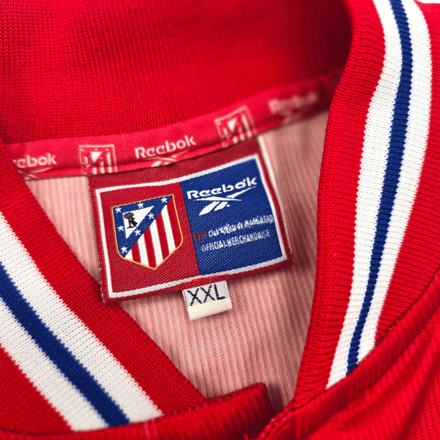 1999/00 Atletico Madrid Home Football Shirt (2XL) Reebok