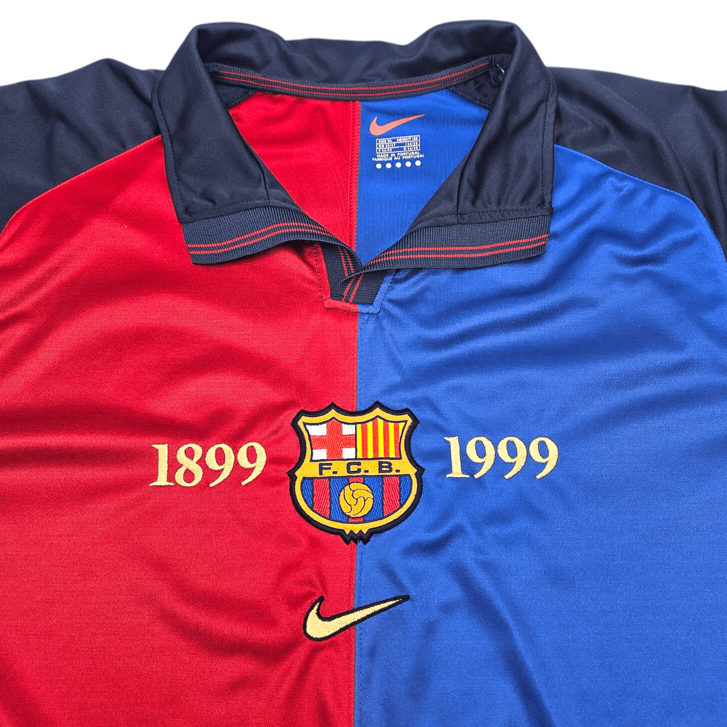 1999/00 Barcelona Home Football Shirt (XL) Nike (Centenary)