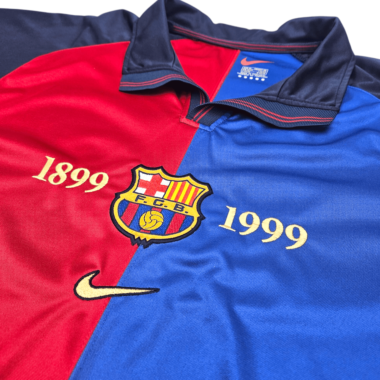 1999/00 Barcelona Home Football Shirt (XL) Nike (Centenary)