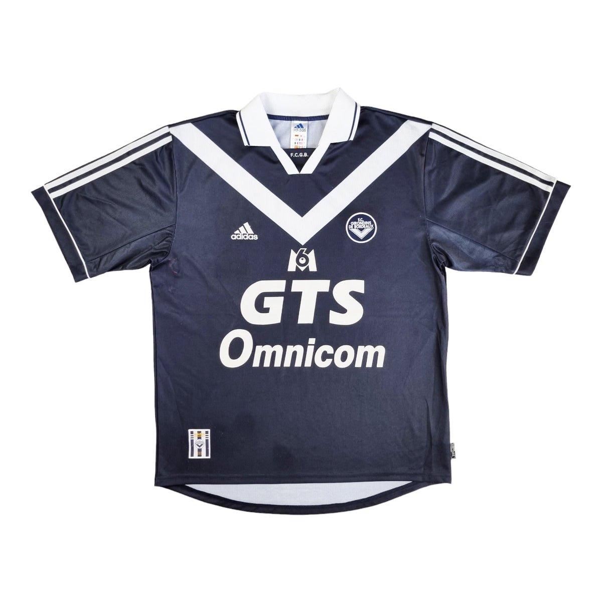 1999/00 Bordeaux Home Football Shirt (L) Adidas
