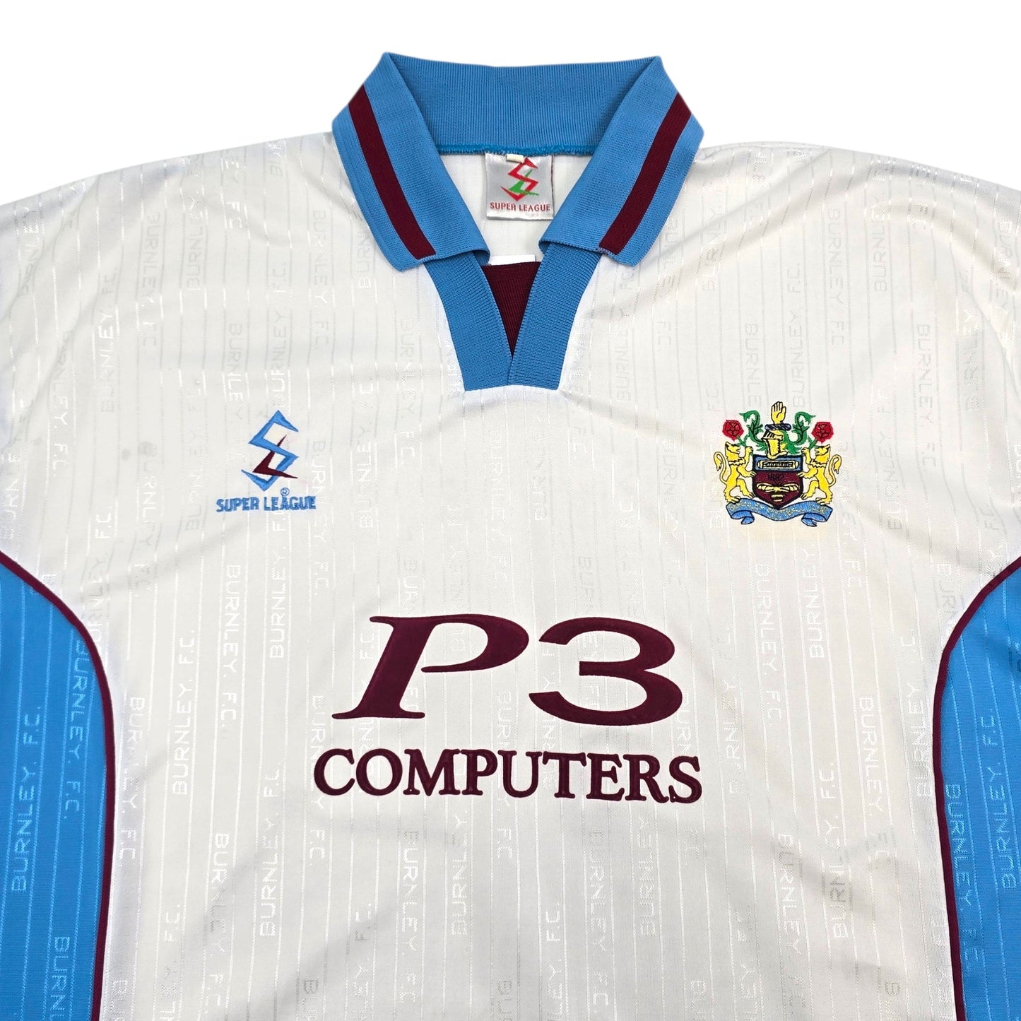 1999/00 Burnley Away Football Shirt (L) Super League