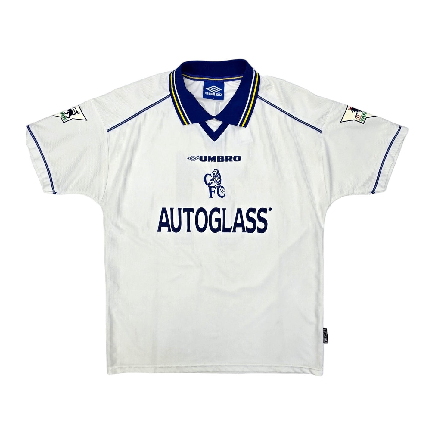 1999/00 Chelsea Away Football Shirt (L) #11 Wise