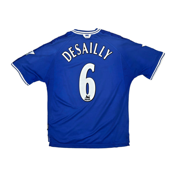 1999/00 Chelsea Home Football Shirt (L) #6 Desailly