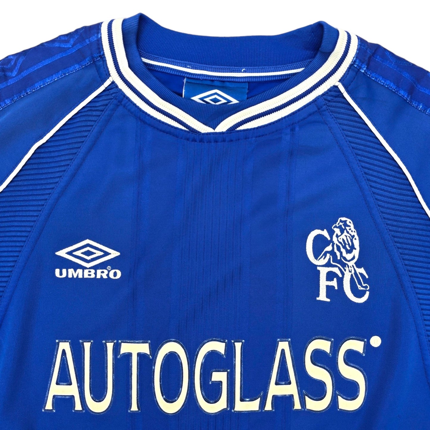 1999/00 Chelsea Home Football Shirt (L) #6 Desailly