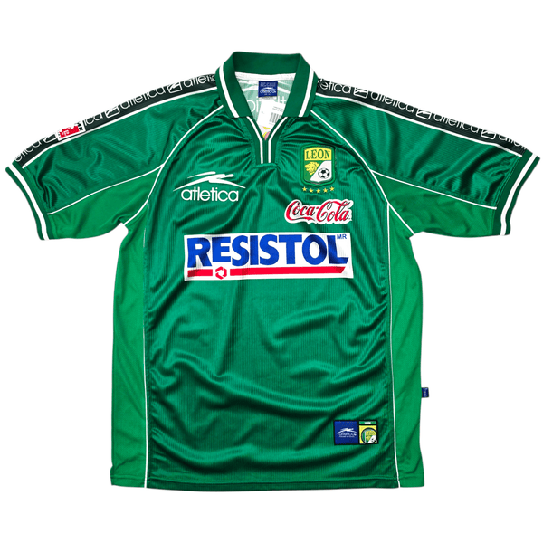 1999/00 Club Leon Home Football Shirt (XL) Atletica