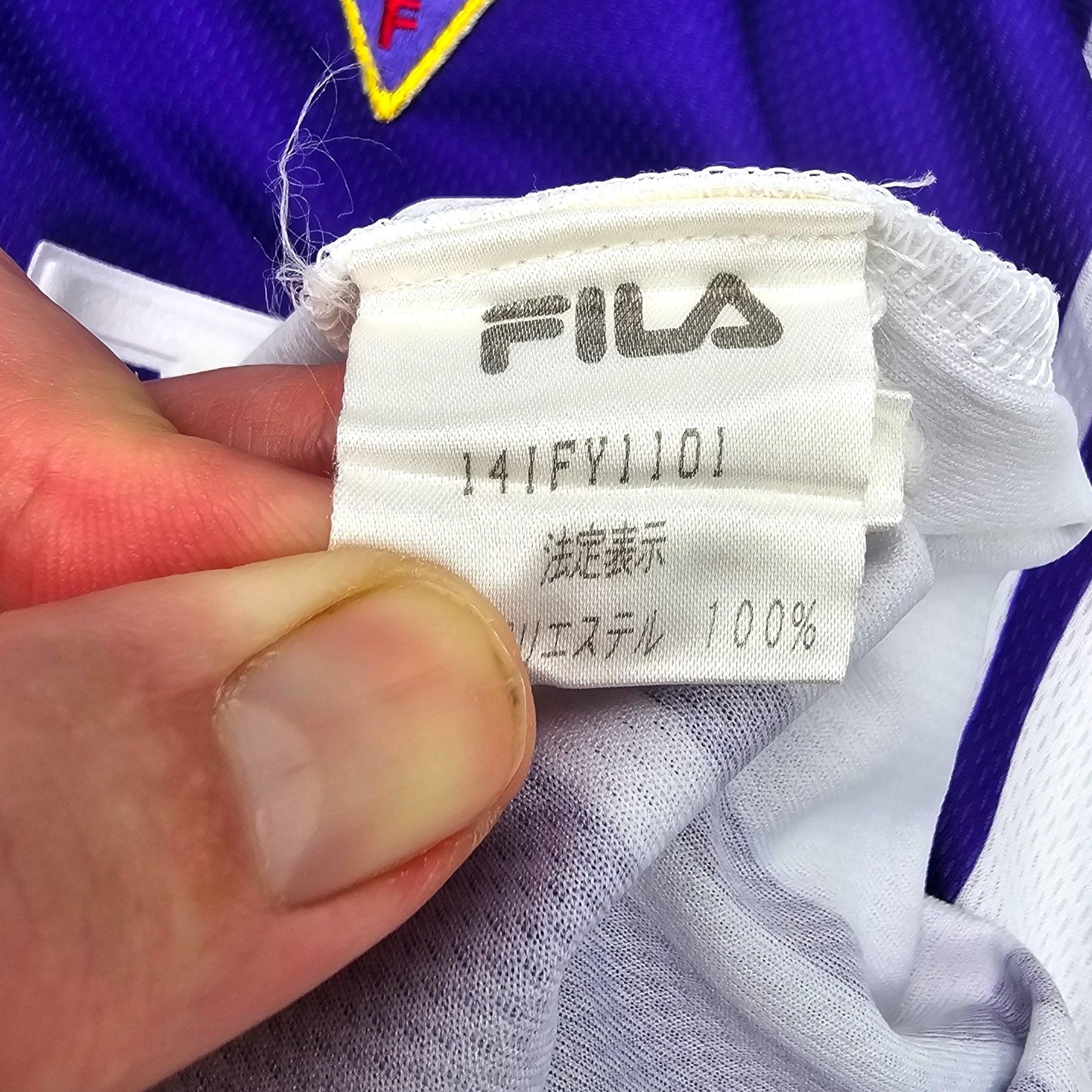 1999/00 Fiorentina Home Football Shirt (L) Fila