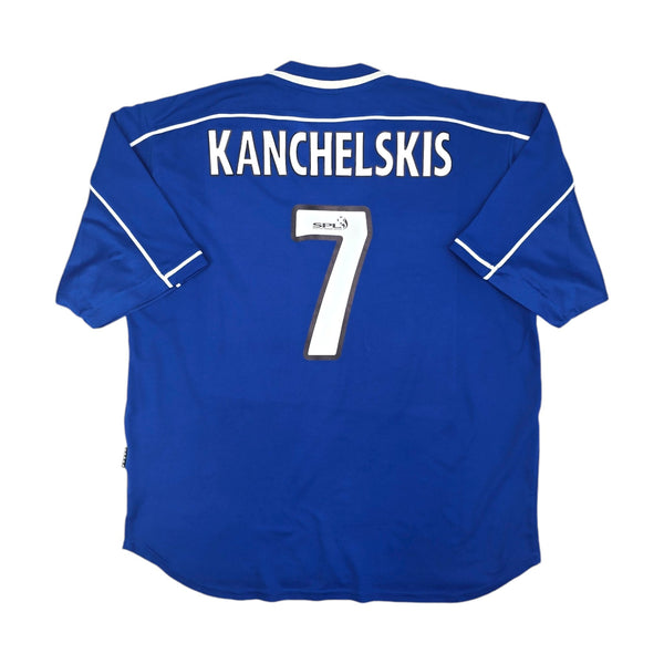 1999/00 Glasgow Rangers Home Football Shirt (XL) Nike #7 Kanchelskis