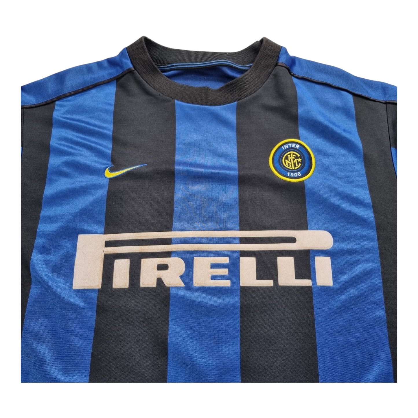 1999/00 Inter Milan Home Football Shirt (M) Nike #10 Baggio