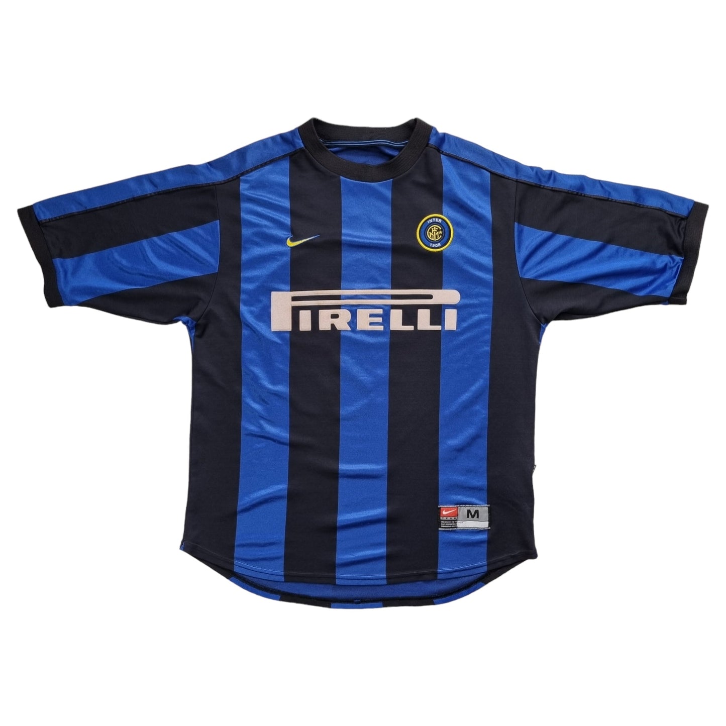 1999/00 Inter Milan Home Football Shirt (M) Nike #10 Baggio