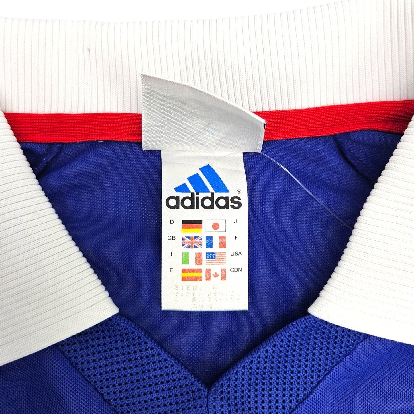 1999/00 Japan Home Football Shirt (L) Adidas #10 Nakamura