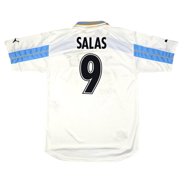 1999/00 Lazio Centenary Home Football Shirt (L) Puma #9 Salas