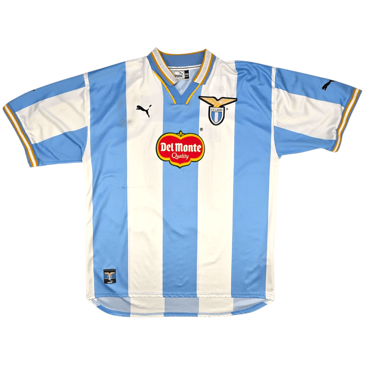 1999/00 Lazio Home Football Shirt (2XL) Puma #10 Manchini (UCL)