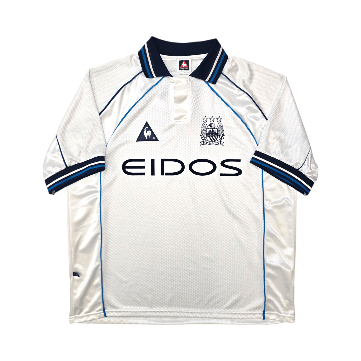 1999/00 Manchester City Away Football Shirt (XL) Le Coq Sportif