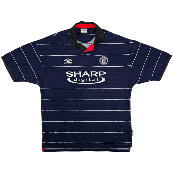 1999/00 Manchester United Away Football Shirt (XL) Umbro