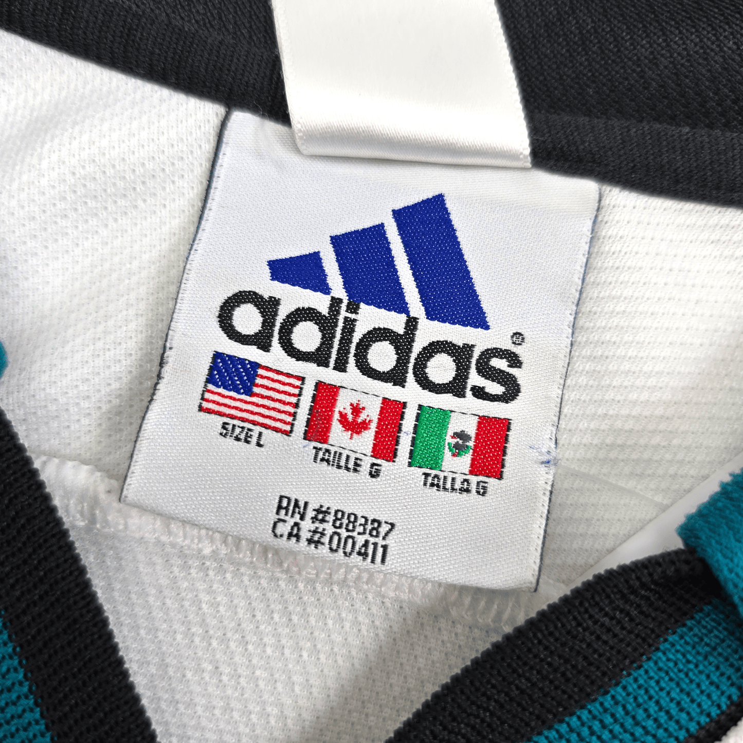 1999/00 Newcastle United Away Football Shirt (L) Adidas