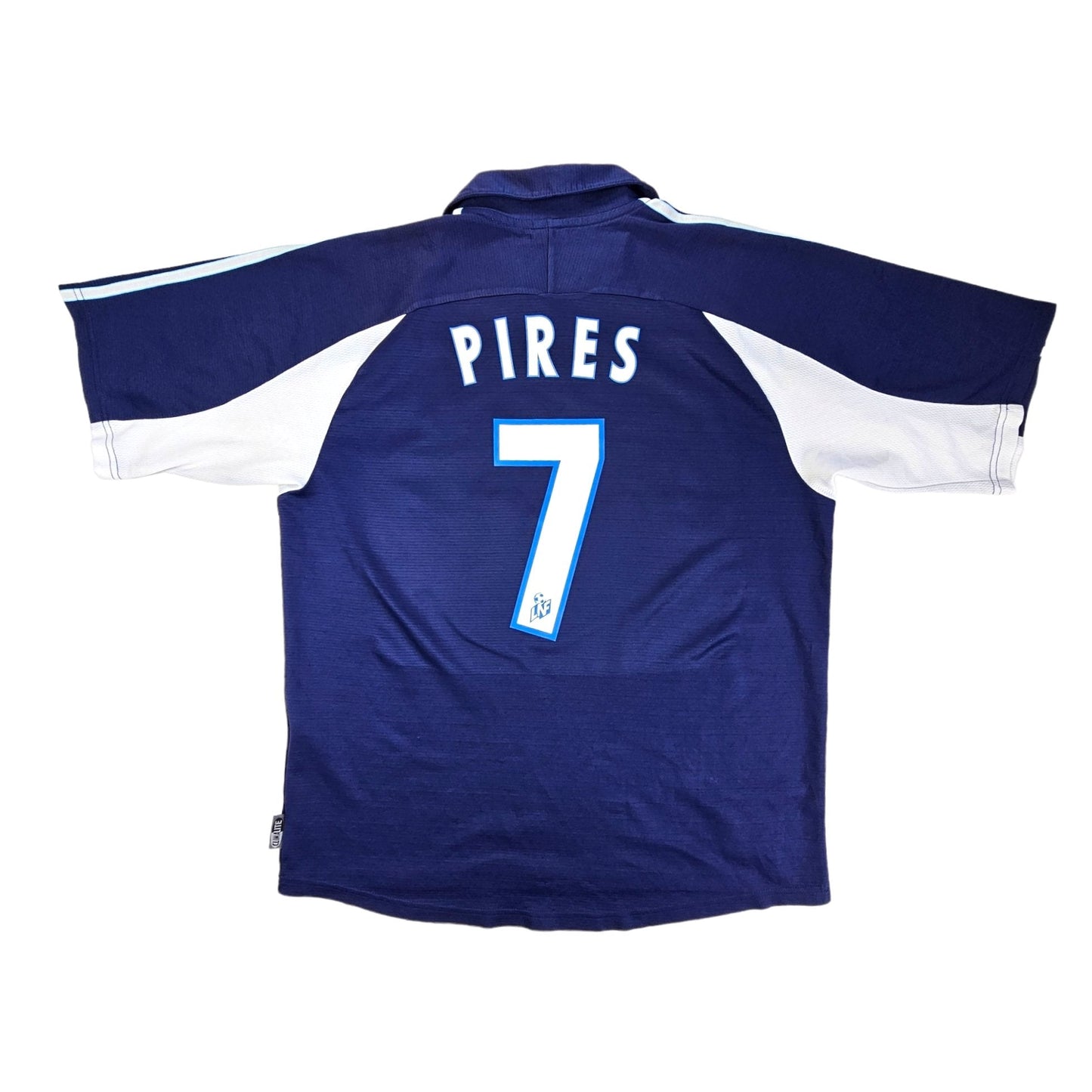 1999/00 Olympique Marseille Away Football Shirt (M) Adidas #7 Pires