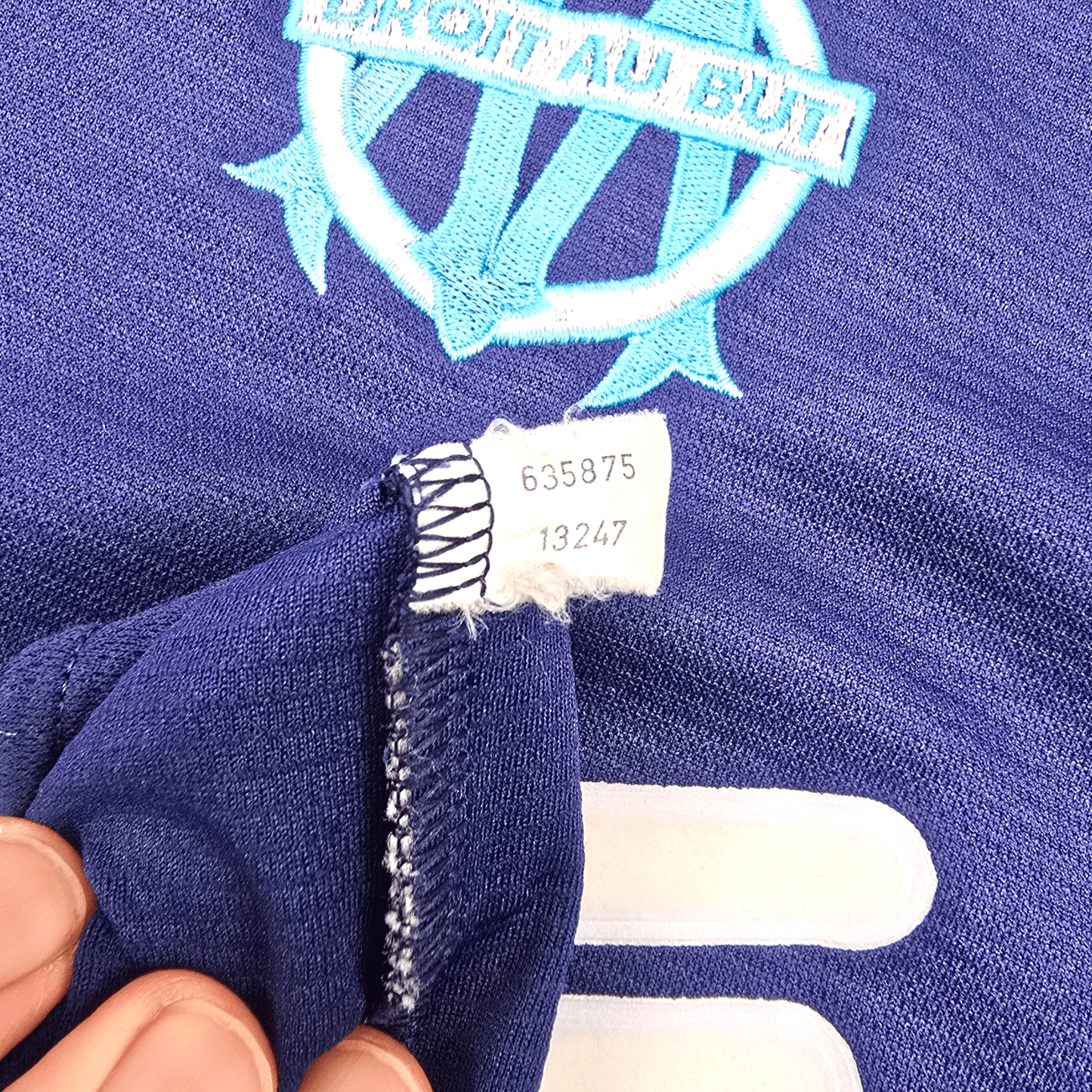 1999/00 Olympique Marseille Away Football Shirt (XL) Adidas #11 Ravanelli