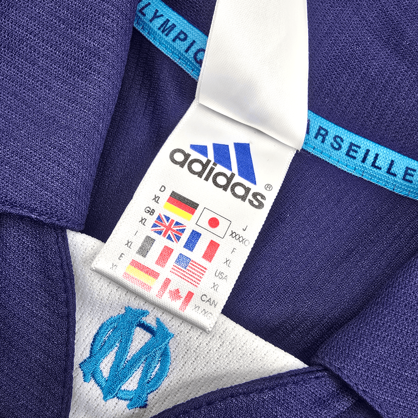 1999/00 Olympique Marseille Away Football Shirt (XL) Adidas