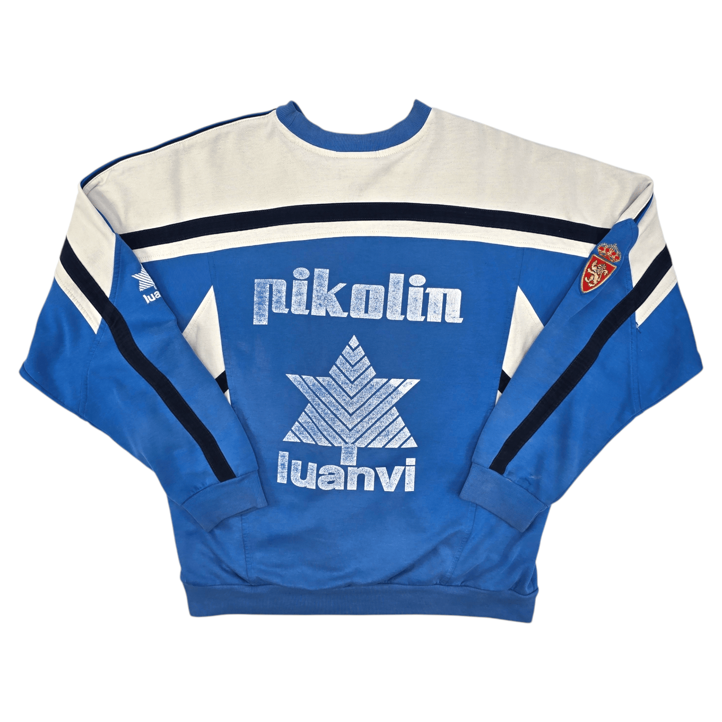 1999/00 Real Zaragoza Training Sweater (XL) Luanvi