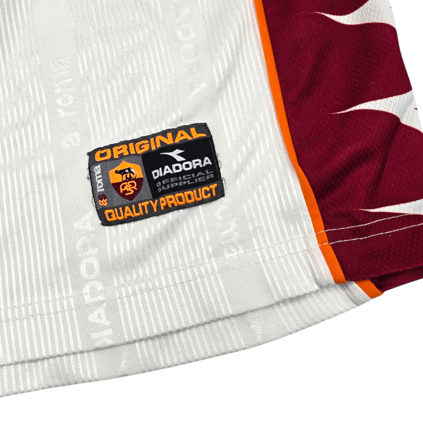 1999/00 Roma Away Football Shirt (XL) Diadora #10 Totti