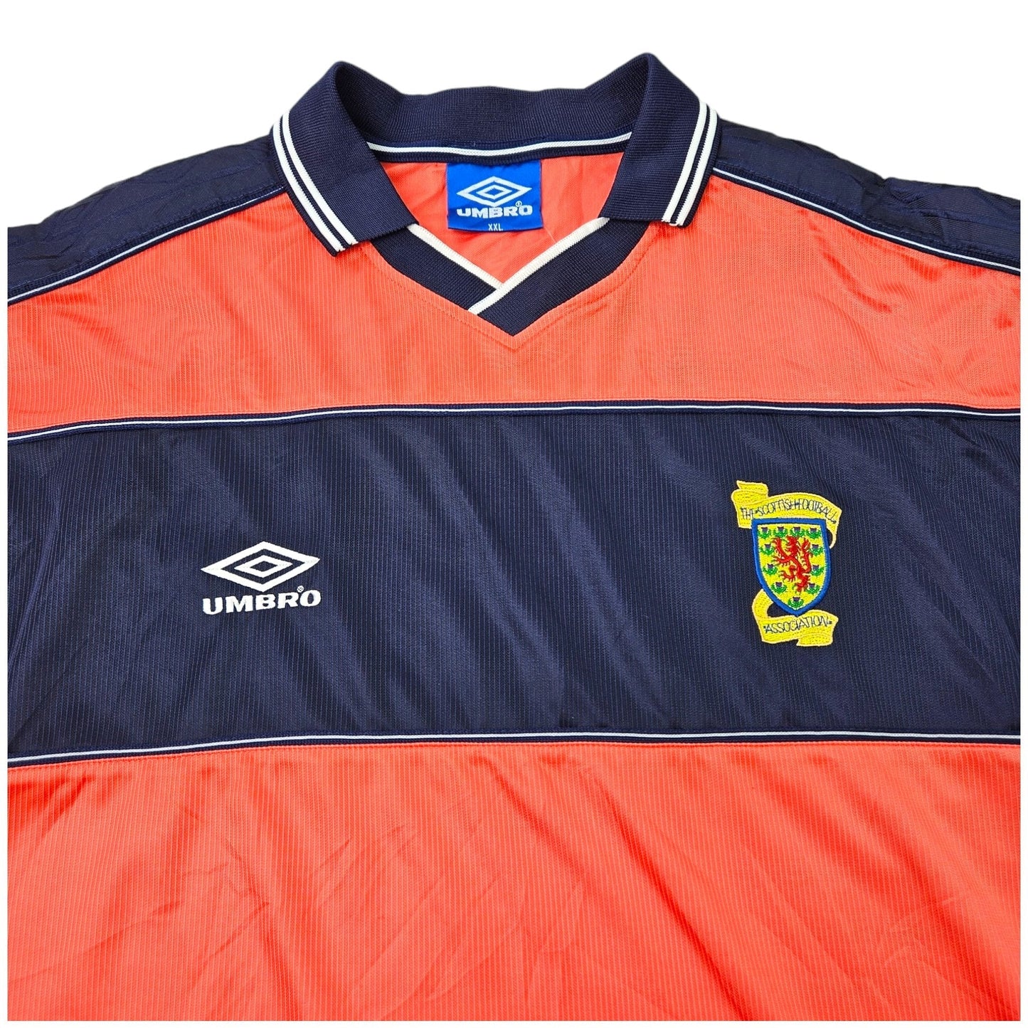 1999/00 Scotland Away Football Shirt (2XL) Umbro