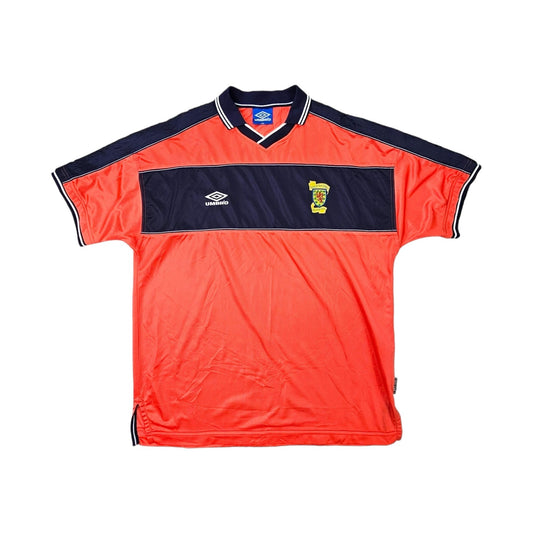 1999/00 Scotland Away Football Shirt (2XL) Umbro