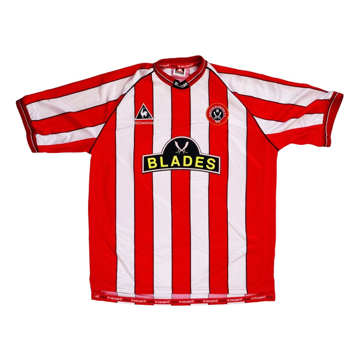 1999/00 Sheffield United Home Football Shirt (L) Le Coq Sportif