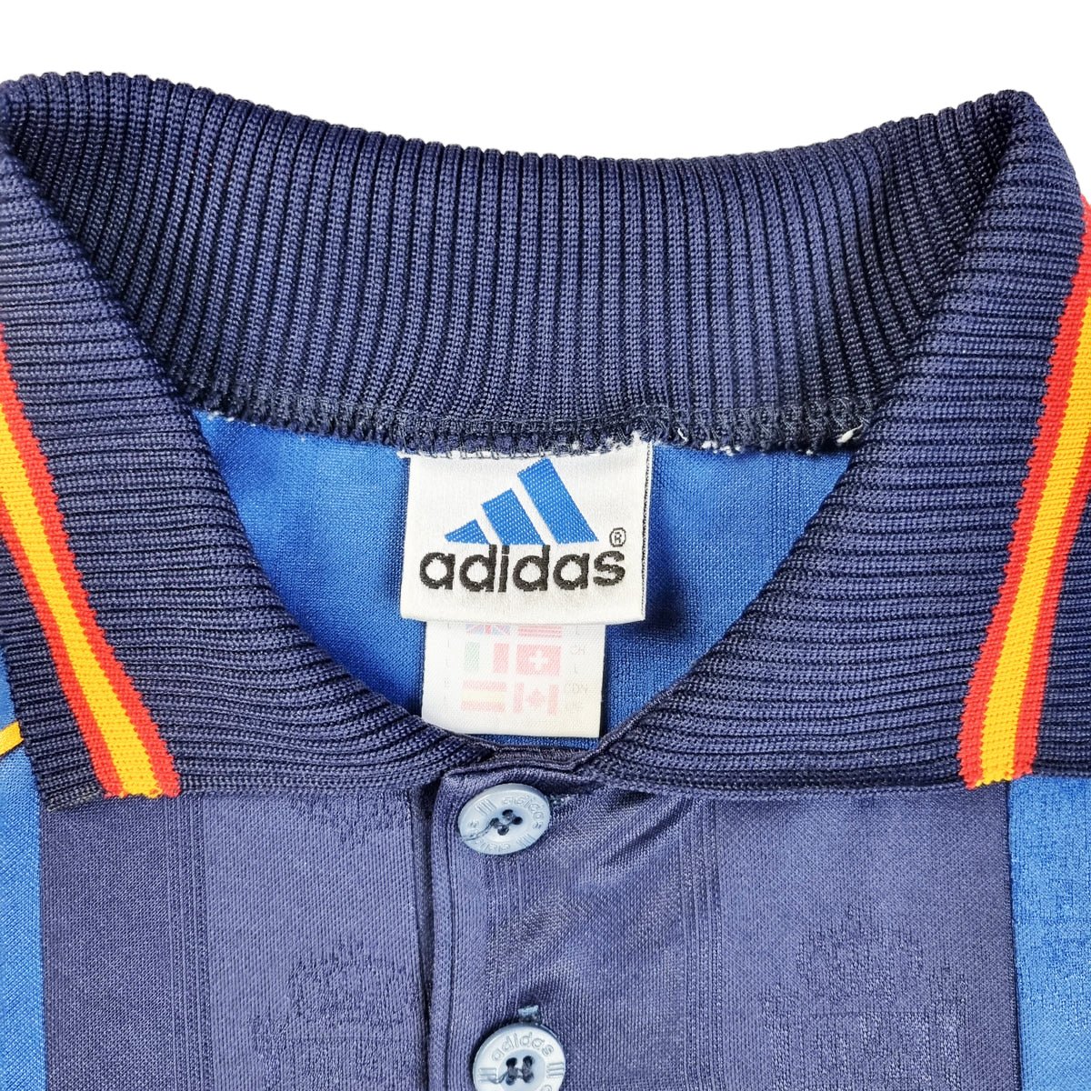 1999/00 Spain Away Football Shirt (L) Adidas #21 Enrique