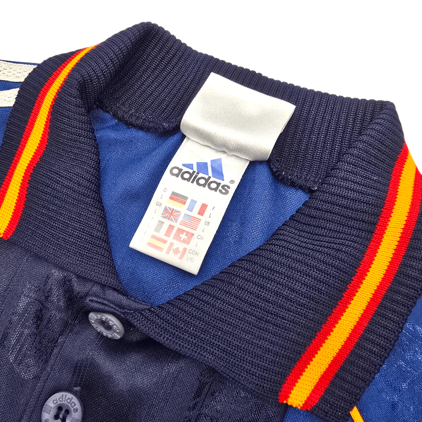 1999/00 Spain Away Football Shirt (L) Adidas