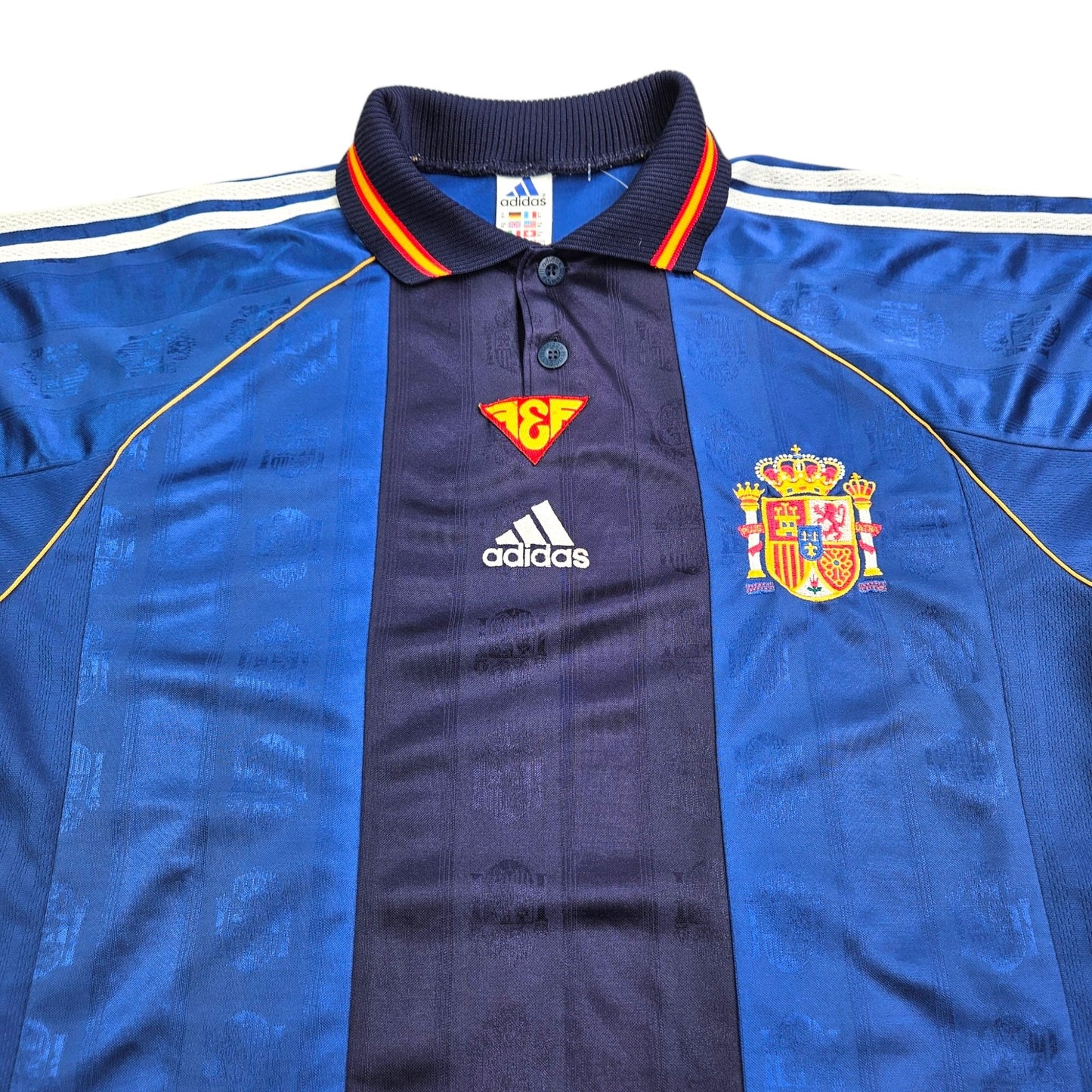 1999/00 Spain Away Football Shirt (M) Adidas
