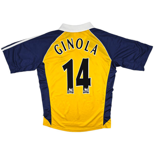 1999/00 Tottenham Hotspur Away Football Shirt (M) Adidas #14 Ginola