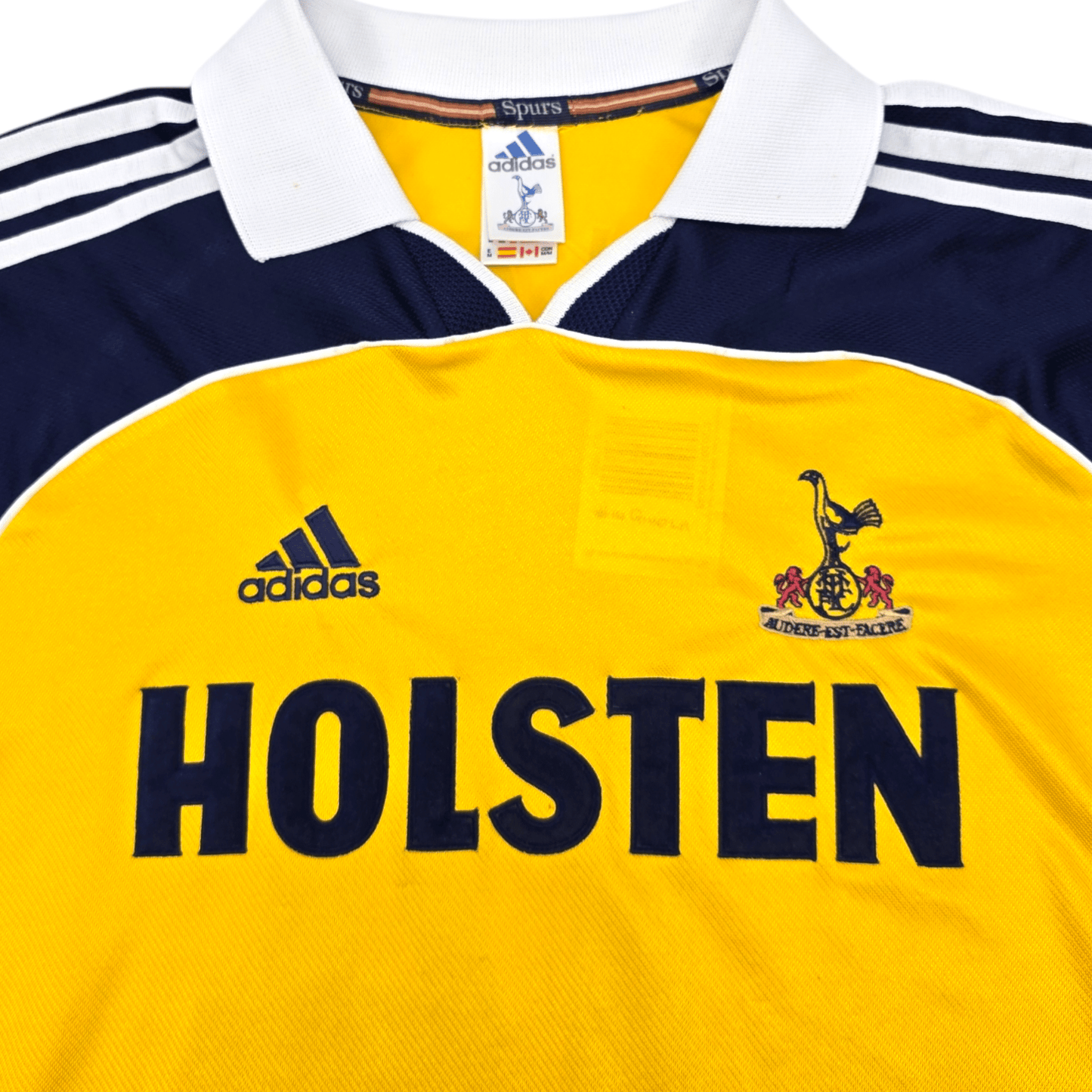 1999/00 Tottenham Hotspur Away Football Shirt (M) Adidas #14 Ginola